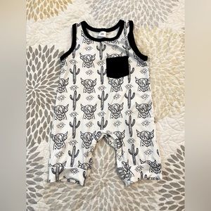 Highland Cow Boutique Baby One Piece